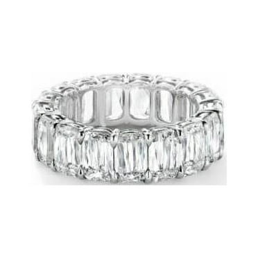 2ct Natural Diamond (K-L) Classic Full Hoop Eternity Ring 14kt White Gold SI2