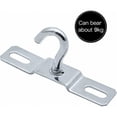 thumbnail image 2 of 3 uds. Gancho de techo, placa Base, gancho para lámpara de araña, montaje con tornillo, colgante chapado en Zinc de hierro resistente (77mm), 2 of 5
