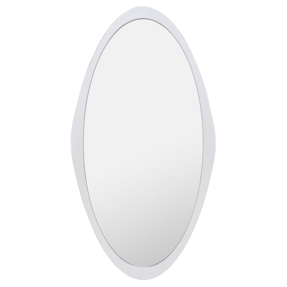 SAFAVIEH Cassini 25 in. x 47 in. Solid Frame Mirror, Silver