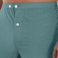 thumbnail image 7 of Mens Pajama Set Soft Long Sleeve Pajamas for Men Lightweight Button Up Sleepwear Lounge Pjs Outfits Turquoise XL, 7 of 7
