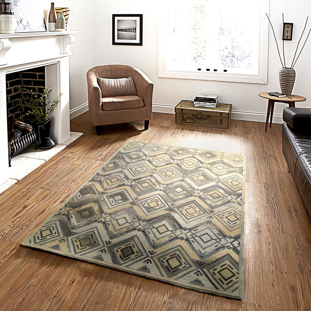 Lr Home Integrity Gray 8 Feet 9 Inch x 11 Feet 9 Inch Trellis Geometric Area Rug