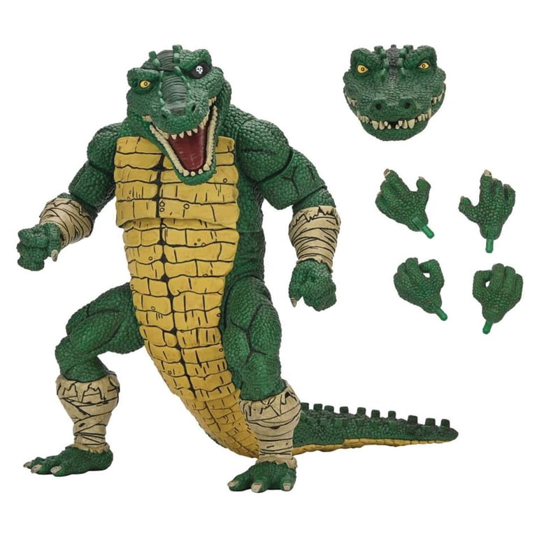 【超激レア・変色なし】未開封 レザーヘッド 当時物 ワニ美品 TMNT Teenage Mutant Ninja Turtles Leatherhead (Mirage Comics) Deluxe