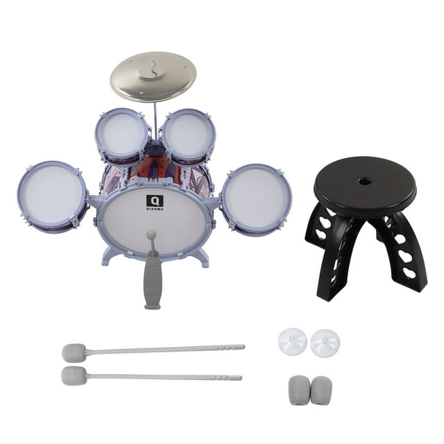 Children Drum Set, Sound Kids Jazz Drum Set High Strength For Music Learning For Toddler