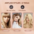 thumbnail image 5 of Nicebay Airflow Styling, Hair Straightener, 1 inch Curling Wand Cool Air Vent, 5 Temp, Universal Voltage, 5 of 10