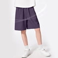 thumbnail image 6 of Guluxicc Kids Boys Athletic Shorts Elastic Waist Summer Solid Color Moisture Wicking Drying Shorts for Casual Activities, 6 of 8