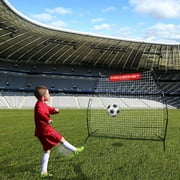 PowerNet Rebounder Training Net for Soccer, Baseball, Softball & Lacrosse, Angled Multi-Sport Rebound Pitch Back Net, Portable Dual-Side Soccer Net, Bounce Back Training Net