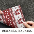 thumbnail image 6 of Red Christmas Knitted Pattern Door Rugs,Washable Non Slip Door Mats Indoor,Decorative Door Mats,Entry Mat Indoor for Entrance,Bedroom,Kitchen,Bathroom,20"x32", 6 of 6