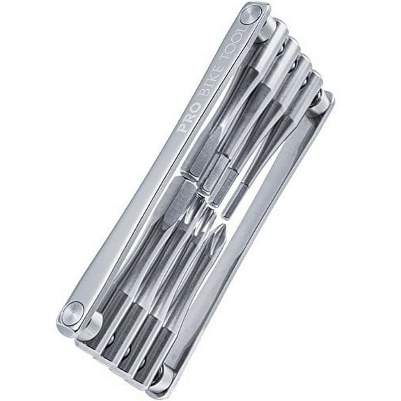 PRO BIKE TOOL 8 in 1 Bike Multitool Compact & Lightweight with Slim Bag