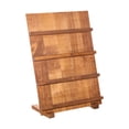 thumbnail image 4 of Expositor de pendientes con forma de tarjeta, muestra de puntas de uñas, estante rústico de madera para joyas 30cmx14cmx39cm, 4 of 9