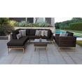 thumbnail image 2 of AMALFI 8 Piece Wicker Patio Furniture Set 08m in Gold and Black, 2 of 9
