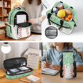 thumbnail image 5 of Yuyamidu Green Baseball Backpack 4 Piece Set for Girls Ages 6-12, Elementary Middle School Bookbag with Lunch Bag Pencil Case Water Bottle Bag Kids School Daypack, 5 of 7