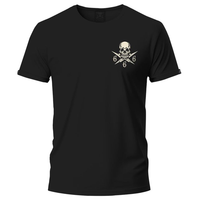 Playera Negra Manga Corta Chica Speedbolt