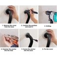 thumbnail image 4 of Barra de apoyo CHAO de acero inoxidable 53 cm color negro, 4 of 5