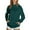 02-Green, variant on BiZtdJrK Mock Neck Hoodie Women Basic Solid Long Sleeve Sweatshirts with Pockets Lightweight Casual Athletic Hooded Pullover Blue XL