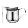 thumbnail image 3 of LKXOTTK Stainless Steel Milk Pitcher, Small Creamer Cup with Spout, Handle Coffee Creamer Pot for Latte Art, Serving Milk, Syrup & Sauce, 3 of 9