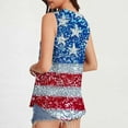 thumbnail image 4 of Wiyuqeen American Flag Tank Tops Women Sleeveless High Neck Patriotic Tunic Tanks USA Star Stripes Fourth July Tee Shirts Party Tanks, 4 of 6
