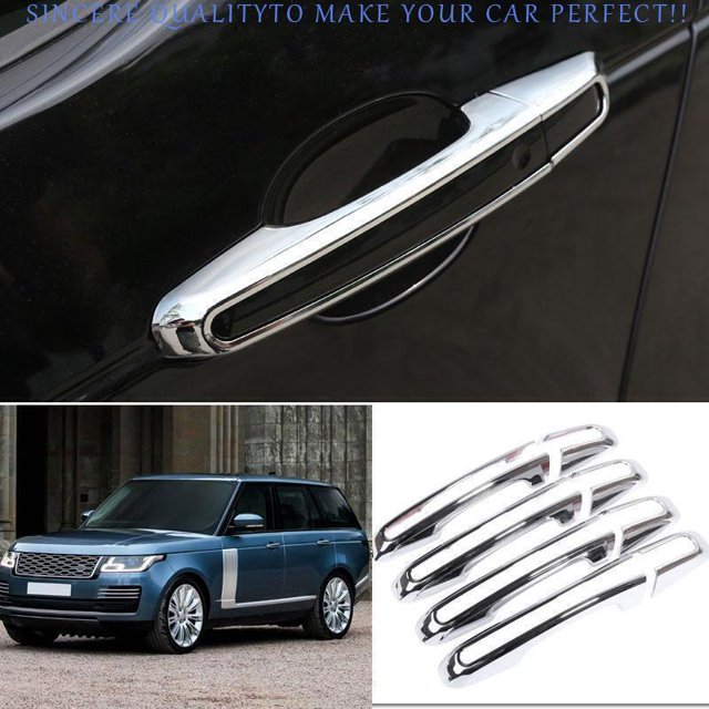For LR for Range Rover L405 2013 - 2022 Chrome Exterior Side Door Handle Cover Trim 8P-
