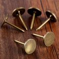 thumbnail image 4 of Chinchetas para tapicería de 200 Uds., clavos de tapicería de hierro de cabeza plana de estilo Vintage para muebles y sofás de 10mm, 4 of 5