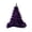A(Purple), variant on Decorr Tinsel Halloween Wizard Witch Hat, 15x12 Inch Halloween Party Costume Hat for Adult Family Gathering, Multicolor Tinsel Cone Hat Halloween Cosplay Photo Booth Table Decor Gift