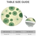 thumbnail image 6 of Green Tie Dye Fan Pattern Round Fitted Tablecloth with Elastic Edge,Dining Table Cover Waterproof,Outdoor Round Tablecloth for Camping,Dining,Indoor and Outdoor, 6 of 7