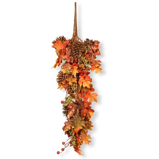 National Tree RAHV-HYX60442 35 in. Maple Leaf Teardrop