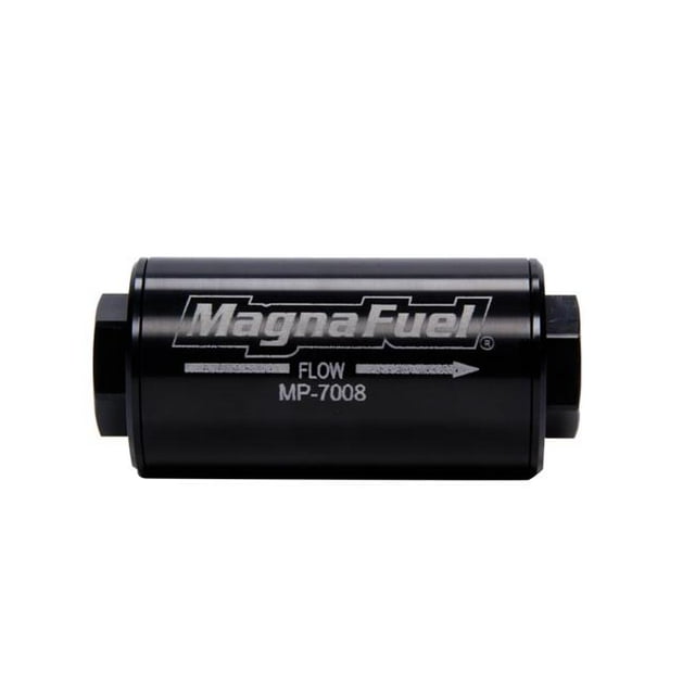 MP-7008-BLK -10 AN In-Line Fuel Flow Filter - 25 Micron Black