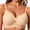 Beige, variant on Women Wireless Bra Push-Up Cut-Out Teardrop Mesh Breathable High-Elastic Yoga Fitness Daily Wear Pink 34 (M)