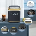 thumbnail image 4 of Auseo Countertop Ice Maker Machine with Handle, 26lbs in 24Hrs, 9 Ice Cubes Ready in 6-13 Mins, Auto-Cleaning Portable with Scoop Basket, for Home/Kitchen/Camping(Black), 4 of 13