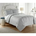 thumbnail image 4 of Micro Flannel 6 in 1 Comforter Set, Full/Queen, Gray Paisley, 4 of 5