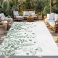 thumbnail image 2 of Sage Green Spring Floral Outdoor Rug for Patio/Deck/Porch, Non-Slip Large Area Rug 6 x 9 Ft, Watercolor Elegant Pastoral Flowers Indoor Outdoor Rugs Washable Area Rugs, Camping Rug Carpet Runner, 2 of 8