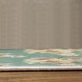 thumbnail image 3 of Floral Turkish Area Rug, Watercolor Shabby Form Nature Petals in Soft Tones Picture, Soft Carpet for Living Room Decor with Distressed Look, 5.2' X 7.6', Mint Green, by Ambesonne, 3 of 4