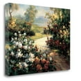 thumbnail image 2 of Tangletown Art, 38 x 28 "Pathway of Flowers " by Leila, Gallery Wrap Canvas Art, 2 of 2