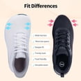 thumbnail image 3 of MAYKX Wide Toe Box Womens Walking Shoes with Arch Support | Slip On Tennis Shoes | Orthotic Sneakers for Plantar Fasciitis Size 6-11, 3 of 6