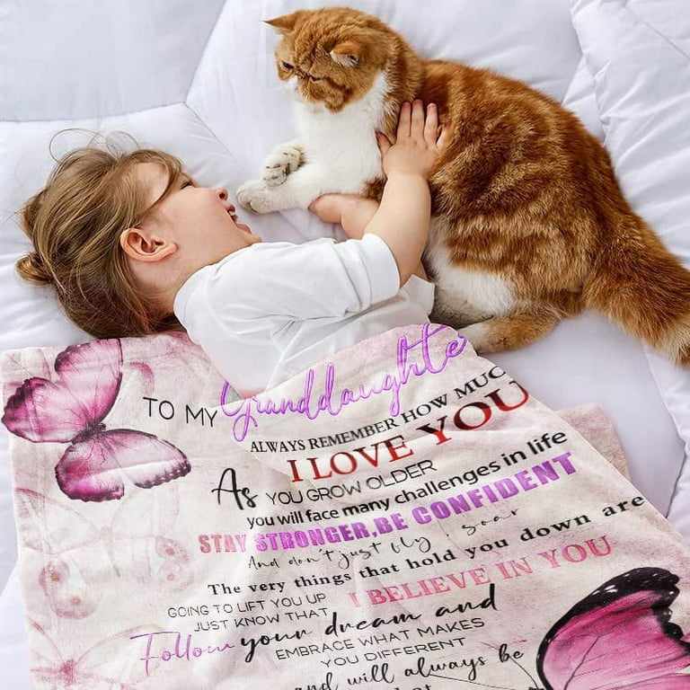 Granddaughter Blanket from Grandma Granddaughter Gifts from Grandma Soft Warm Granddaughter Blanket for Bed Couch Travel 50 x60 Walmart
