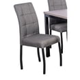 thumbnail image 3 of Comedor Adra Gris 6 Sillas Tubular MOBILKRAFT Modelo Adra 6 Sillas Rectangular, Estilo Contemporáneo en Color Gris, 3 of 4