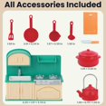 thumbnail image 4 of Casa de muñecas de cocina OLEOCA Family Playset con figura de conejo, 4 of 8