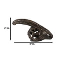 thumbnail image 2 of Faux Taxidermy Replica Parasaurolophus Dinosaur Head Fossil Small Skull Figurine, 2 of 10
