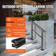 thumbnail image 3 of Pasamanos VEVOR para escaleras exteriores, escalera ajustable de aluminio, 3 of 9
