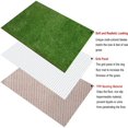 thumbnail image 2 of chock 41” X 30” Artificial Grass Patch for Dogs Potty Training  Washable Reusable Turf Grass Pee Pads for Small to Large Dogs, 2 of 7
