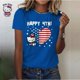thumbnail image 3 of Camiseta de algodón de Hello Kitty para mujer, camiseta de verano con estampado de dibujos animados y cuello redondo, camisa de manga corta para mujer, chándal, ropa holgada, 3 of 5