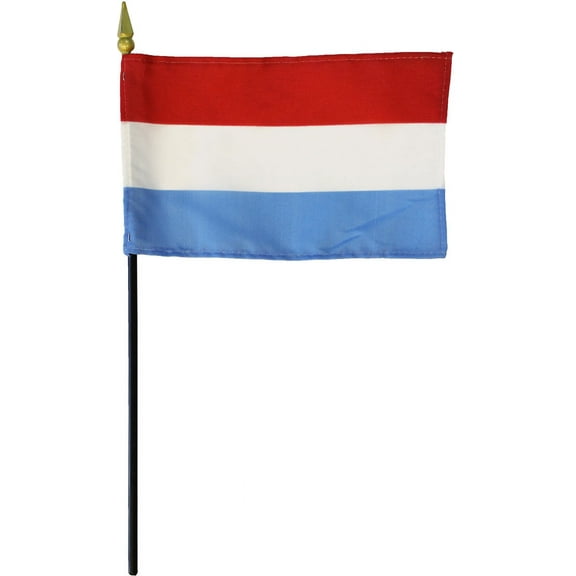Luxembourg - 4"X6" Stick Flag
