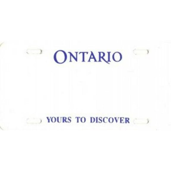 Design it Yourself Ontario Look Alike Plate All wording is Free