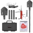 thumbnail image 1 of Trousse d'Outils d'Urgence Pelle de Camping Trousse de Survie Multifonction avec Portable, 1 of 8