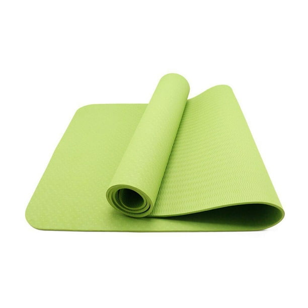 omzeilen College dronken TPE Tasteless Non-slip Yoga Mat Body Building Pilates Pad (Grass Green) -  Walmart.com