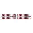 thumbnail image 1 of Guardurnaity 24 piezas de prensa extra larga en uñas artificiales DIY uñas acrílicas sólidas resistentes a los arañazos para salones de 6 rojo oscuro 2Conjunto, 1 of 6