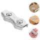 thumbnail image 1 of EXHUMKY 4Ud Abrazaderas De Cable En Inoxidable Para Uso En Cables Y Cercas Resistentes, 1 of 8