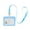 Sky Blue, variant on Hyrbek Dpy-001Vh Work Card Holder Id Holder Lanyard Navy Blue Horizontal Version Set Clearance, Double-Sided Transparent Employee Work Card Holder Employee Plastic Id Card