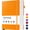 Orange, variant on ROBCURSE A4 Lined Notebook Journal, 320 Pages College Ruled Notebook for Writing, with 100GSM Thick Paper, No Bleed, Inner Pocket, Large Hardcover Journal Notebook for School Office Home, 8.5" X 11"