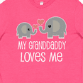 thumbnail image 4 of Inktastic Grandaddy Loves Me Grandchild Gift Youth T-Shirt, 4 of 5