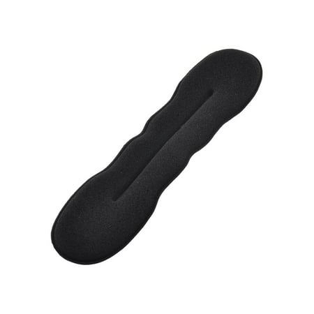 Black Long Hair Figurine - Black Hair Twisted Wand Styling Ponytail Bun Holder Clip 6.6